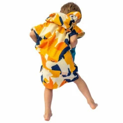 All-In Baby Poncho Camo Sunny Navy Waffle -Équipement De Surf Soldes 2024 baby poncho camo sunny navy waffle 3