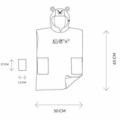 All-In Baby Poncho Coquelicot Aqua -Équipement De Surf Soldes 2024 baby poncho coquelicot aqua 2