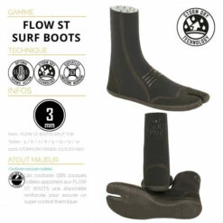 Flow Split Toe 3mm 2021 -Équipement De Surf Soldes 2024 flow split toe 3mm 2021 4