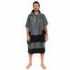 All-In V Poncho Beach Charcoal Black Waffle -Équipement De Surf Soldes 2024 v poncho beach charcoal black waffle